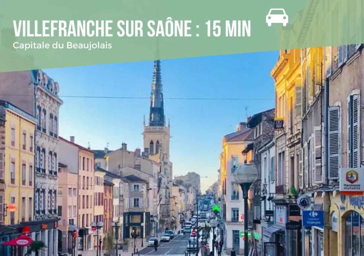 Duplex La Halte Trevoltienne - 2 Chambres Climatisee - 4 Lits Trevoux France