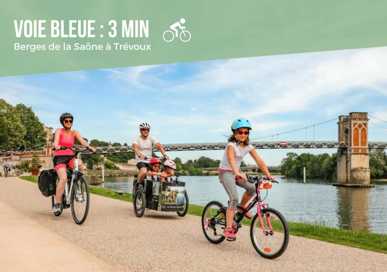 Duplex La Halte Trevoltienne - 2 Chambres Climatisee - 4 Lits Trevoux Apartment