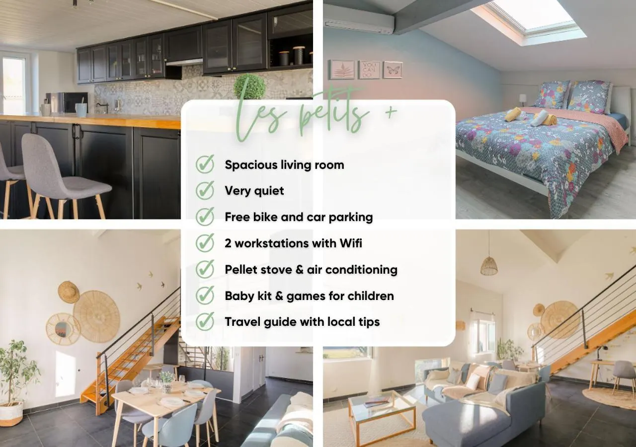 Apartment Duplex La Halte Trevoltienne - 2 Chambres Climatisee - 4 Lits Trevoux